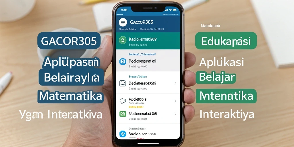 Tampilan antarmuka GACOR305 yang menarik untuk belajar matematika.