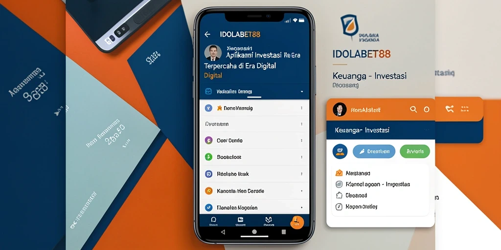 Antarmuka aplikasi IDOLABET88 yang user-friendly untuk investasi.
