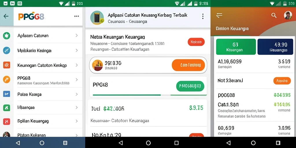 Antarmuka PGG68 menunjukkan fitur Catatan Keuangan yang intuitif dan berfungsi dengan baik.