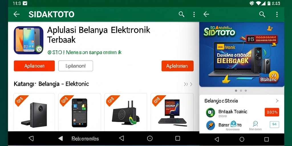 Antarmuka aplikasi SIDAKTOTO yang modern dan mudah digunakan.